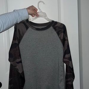 Gray Camo long sleeve